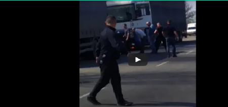На трасі під Хустом палала фура: з'явилось відео (ВІДЕО)