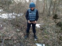 Закарпатські піротехніки знищили вибухонебезпечну знахідку (ФОТО)