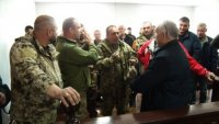 У Хусті ветерани АТО пікетували суд (ВІДЕО)