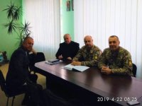 У Рахові представили нового районного військового комісара. Ним став Сергій Тимощук