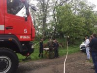 Іршавські рятувальники й лісники провели спільні навчання з ліквідації лісової пожежі