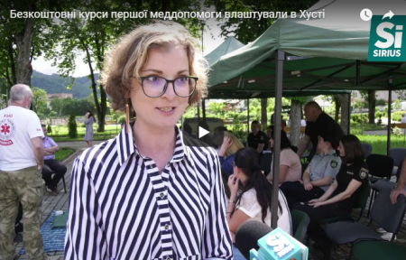 У Хусті проводять безкоштовні курси першої медичної допомоги (ВІДЕО)