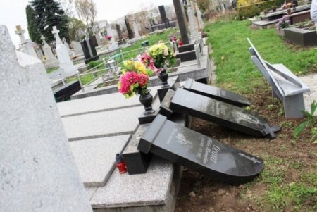 Розшукали чоловіка, який пошкодив понад 30 могил на кладовищі у Грушеві