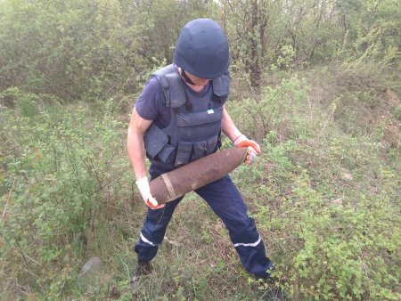 У горах Закарпаття знищили три артилерійські снаряди часів Другої світової війни