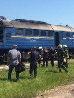 У Тячеві загорівся локомотив пасажирського потягу сполученням "Київ-Солотвино"