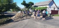 У Виноградові невідомі заблокували міжнародну автомобільну дорогу Дяково - Виноградово – Мукачеве (фото)