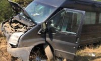 На Виноградівщині злетів з дороги пасажирський мікроавтобус