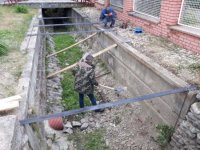 В Тячеві ремонтували берегоукріплення на Голубому Дунаї